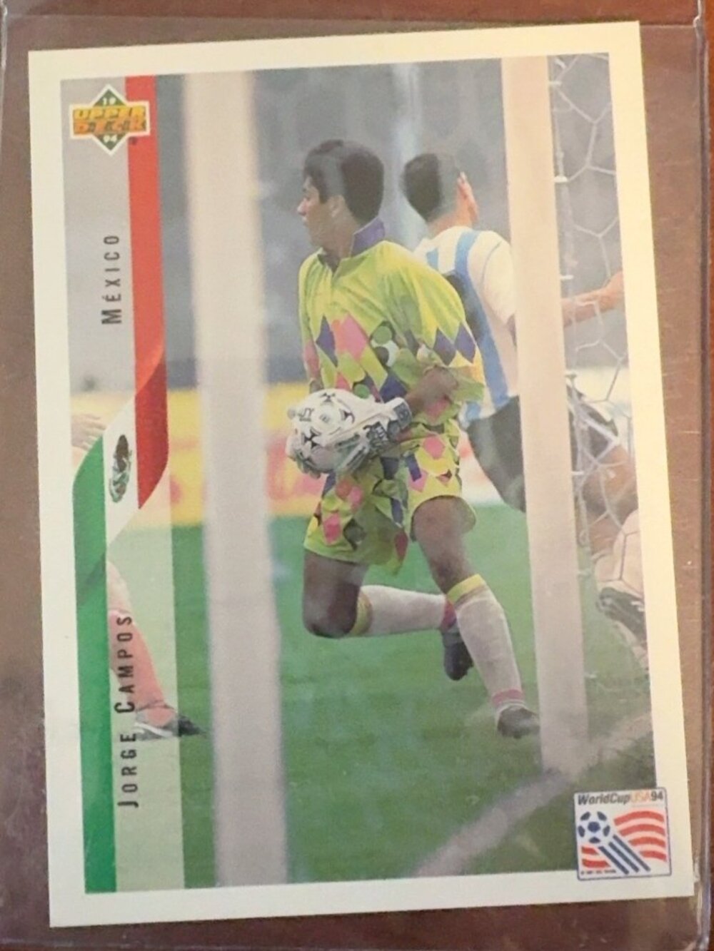 1994 Upper Deck World Cup Jorge Campos Promo Card PR1 | Mexico Goalkeeper